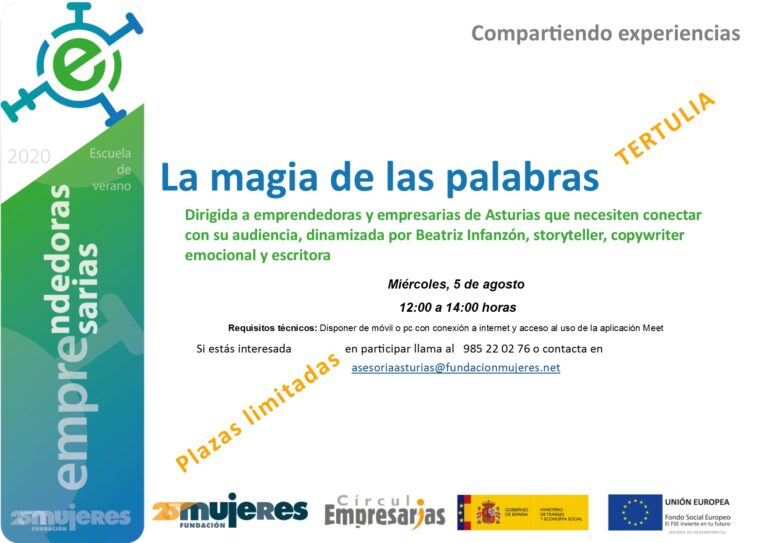 #EscuelaDeVeranoFM-Tertulia: La Magia de las Palabras