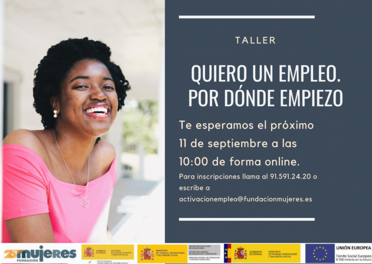 Taller online: Quiero un empleo. Por dónde empiezo