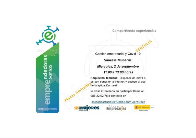 #EscuelaDeVeranoFM-Tertulia: Gestión empresarial y Covid-19