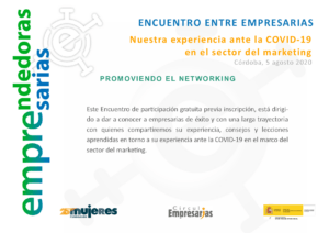 #EscuelaDeVeranoFM-Encuentro con empresarias: Nuestra experiencia antes la COVID-19 en el sector del marketing