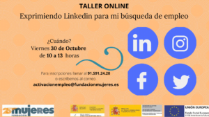 Taller online "Exprimiendo LinkedIn para mi Búsqueda de Empleo".