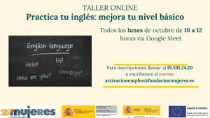 Tertulia online "Practica y mejora tu inglés (nivel básico)"