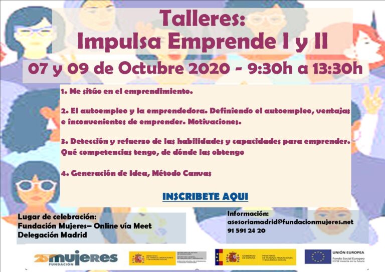 Talleres "Impulsa Emprende I y II"