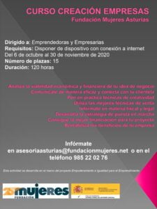 Curso de Creación de Empresas en Asturias