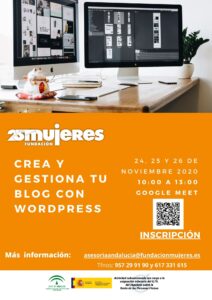 Taller online: Crea y gestiona tu blog con Wordpress