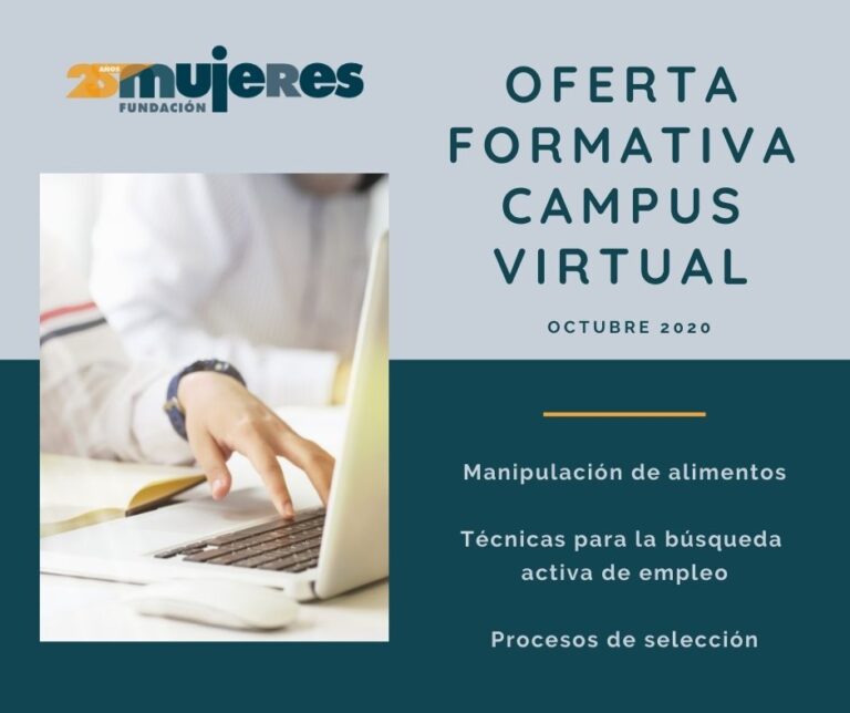 Oferta formativa del Campus Virtual para la mejora de la empleabilidad: octubre 2020