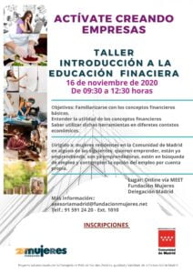 Taller online: Introducción a la Educación Financiera