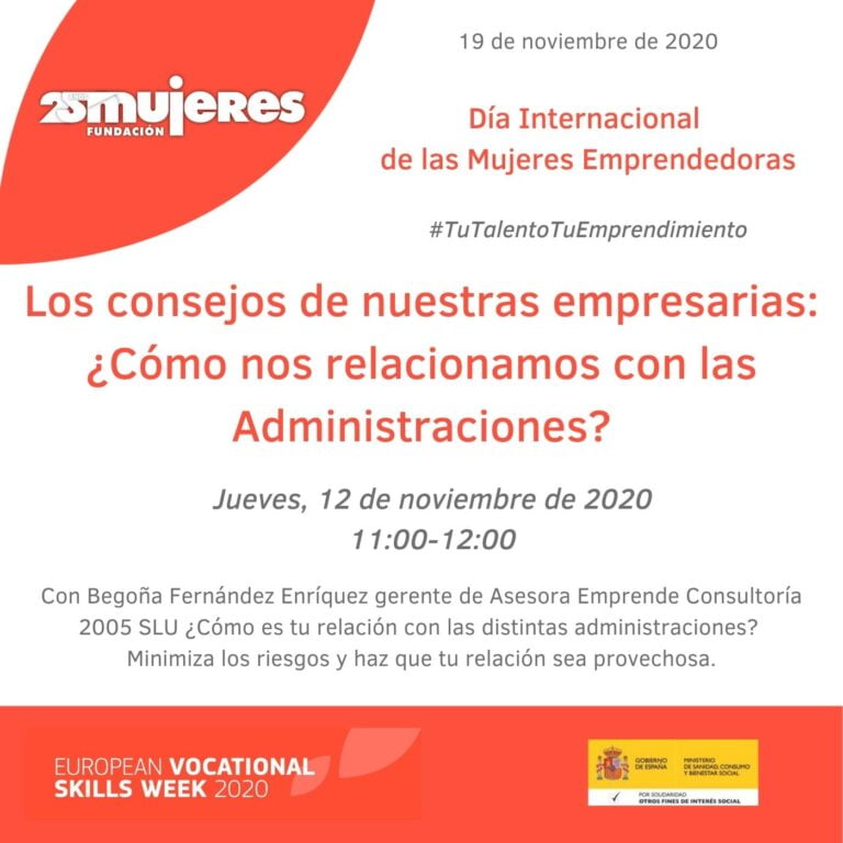 #TuTalentoTuEmprendimiento-Los consejos de nuestras empresarias: ¿Como nos relacionamos con las administraciones?