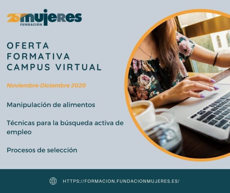 Formación online para la mejora de la empleabilidad: noviembre y diciembre 2020