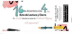 Acto de lectura y cierre de la Vl edición del Concurso de Microrrelatos contra la Violencia de Género