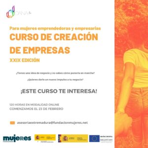 XXIX Edición Curso de Creación de Empresas en Extremadura