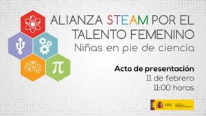 Presentación de la #AlianzaSTEAM por el talento femenino "Niñas en pie de Ciencia"