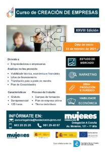 Curso de Creación de Empresa en Galicia