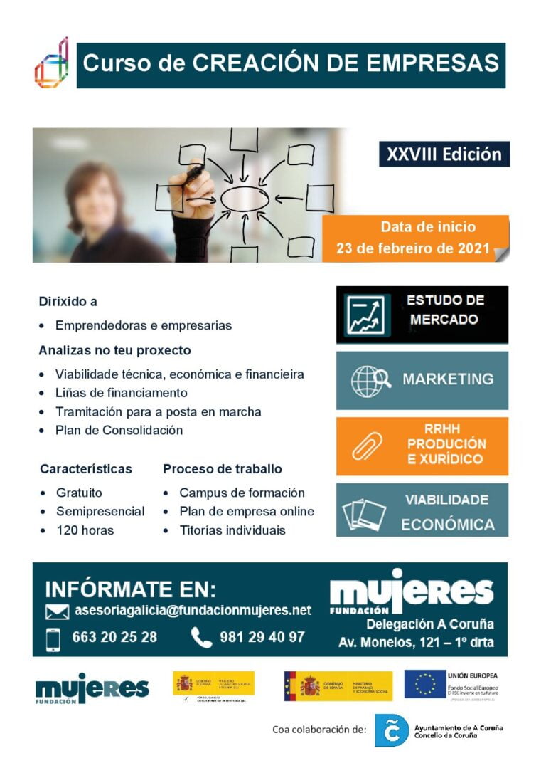 Curso de Creación de Empresa en Galicia