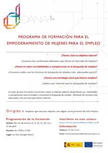 Cursos online: Empoderamiento de la mujer para la mejora de la empleabilidad