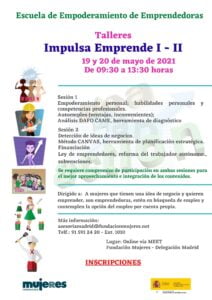Taller Online: "Impulsa Emprende I - II"