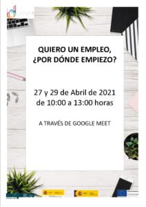 Taller Online: Quiero un empleo, ¿por dónde empiezo?
