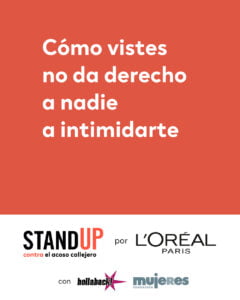 StandUP contra el acoso callejero. Formación online (junio 2021)
