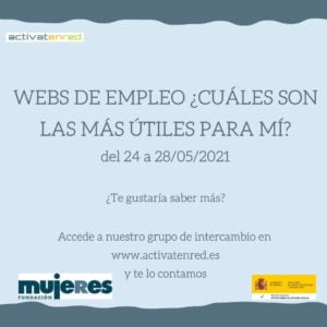 Grupo activantenred: Webs de empleo ¿Cuáles son las más útiles para mí?