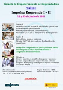 Taller Online: Impulsa Emprende I - II