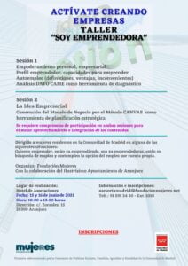 Taller presencial: Soy Emprendedora
