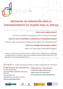 Cursos online: Programa de Empoderamiento de Mujeres para el empleo