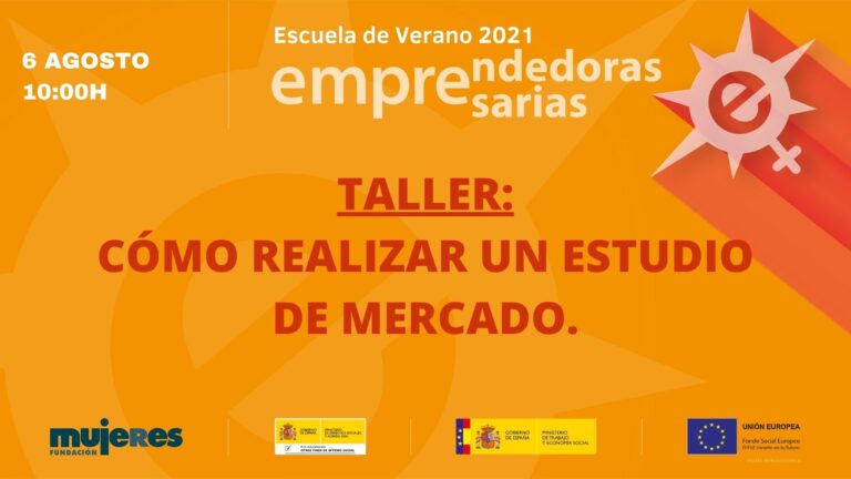 EscuelaDeVerano-Taller: Cómo realizar un estudio de mercado