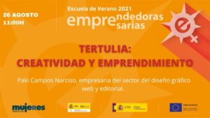 EscuelaDeVerano-Tertulia: Creatividad y emprendimiento