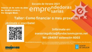 EscuelaDeVerano-Taller: Como financiar o teu proxecto