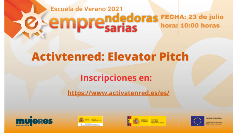 EscuelaDeVerano-Grupo ActivatenRed: Elevator Pitch