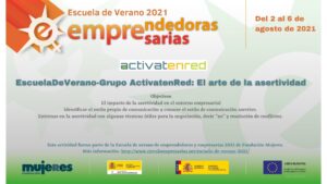EscuelaDeVerano-Grupo ActivatenRed: El arte de la Asertividad