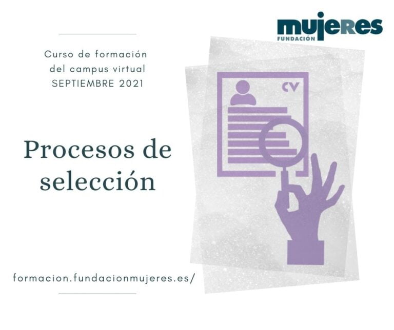 Curso online: "Procesos de selección" (septiembre 2021)
