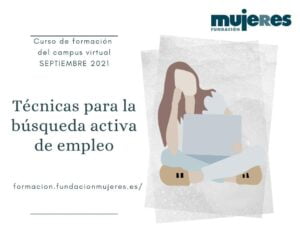 Curso online: "Técnicas para la búsqueda activa de empleo" (septiembre 2021)