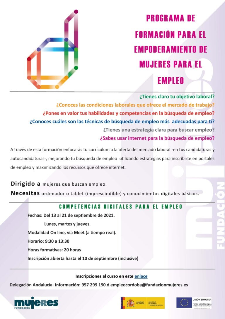 Curso: Competencias digitales para el empleo