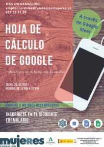 Taller online: Hoja de cálculo de Google