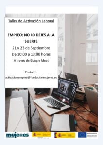 Taller Online - Empleo: no lo dejes a la suerte