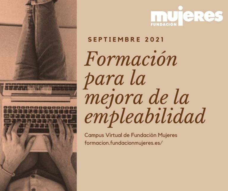 Oferta formativa online en el Campus Virtual de Fundación Mujeres