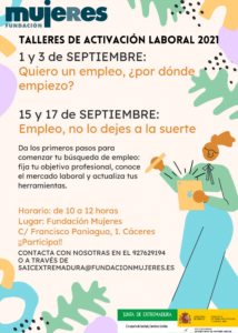 Talleres presenciales de activación laboral