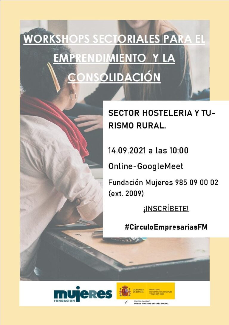Workshop online: Hostelería y turismo rural