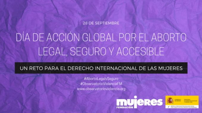 28 de septiembre. Día de acción global por el aborto legal, seguro y accesible