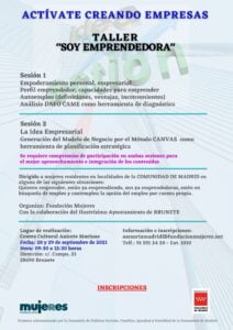 Taller presencial: Soy Emprendedora