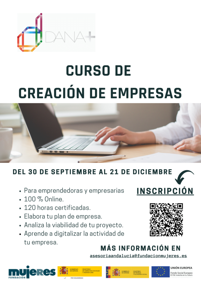 Curso online: Creación de Empresas - Andalucía