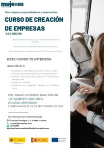 Curso online de Creación de Empresas en Extremadura