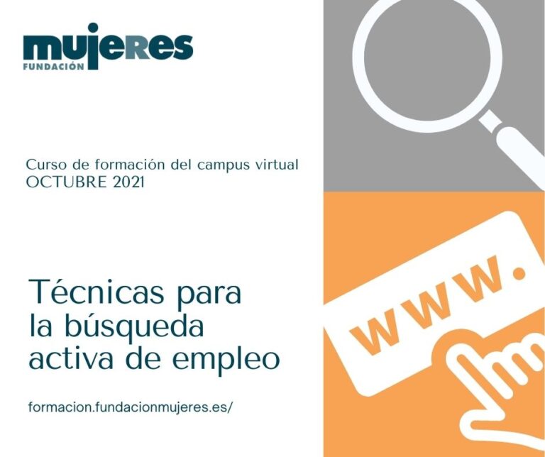 Curso online: "Técnicas para la búsqueda activa de empleo" (octubre 2021)