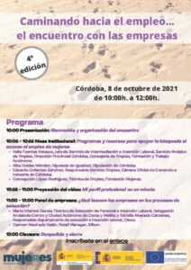 Encuentro entre empresas y mujeres: Caminando hacia el empleo... el encuentro con las empresas. Andalucía.