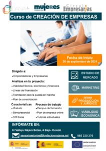 Curso de Creación de Empresas en Asturias