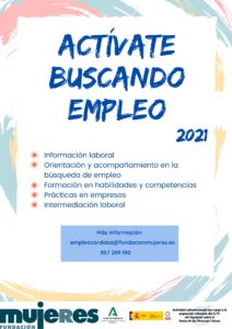 Actívate Buscando Empleo 2021: proyecto de Fundación Mujeres desarrollado en Andalucía.