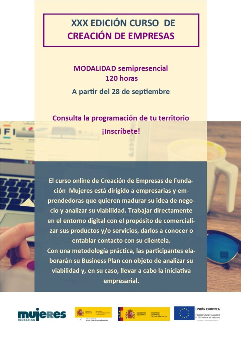 Se abre nueva edición del Curso de Creación de Empresas