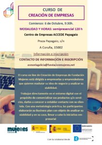 Curso semipresencial de Creación de Empresas