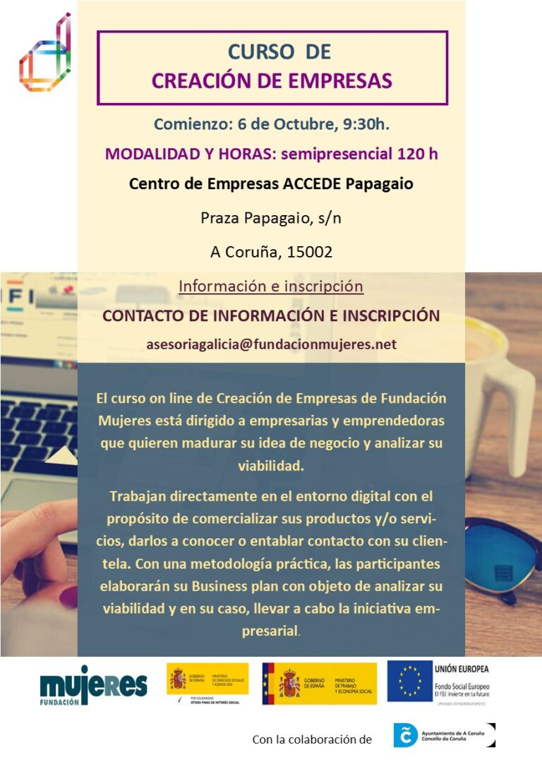 Curso semipresencial de Creación de Empresas
